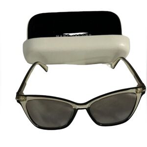 MARC JACOBS NEW IN CASE CRYSTAL BLACK MIRROR SUNGLASSES